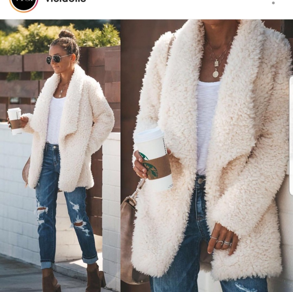 Vici sherpa coat